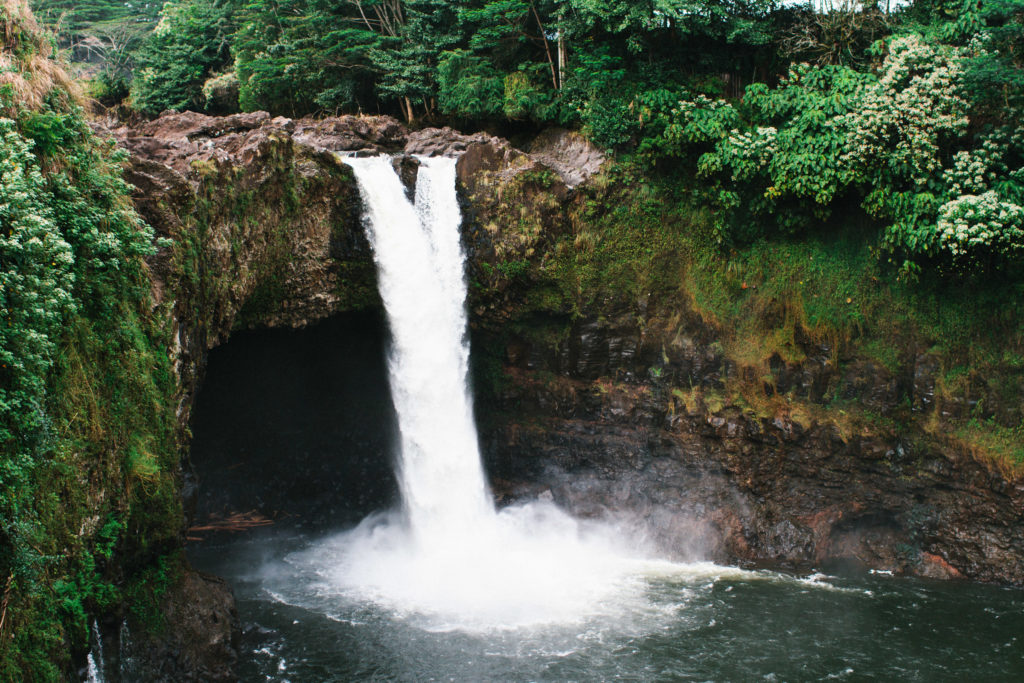Big Island Hawaii Pictures Rainbow Falls