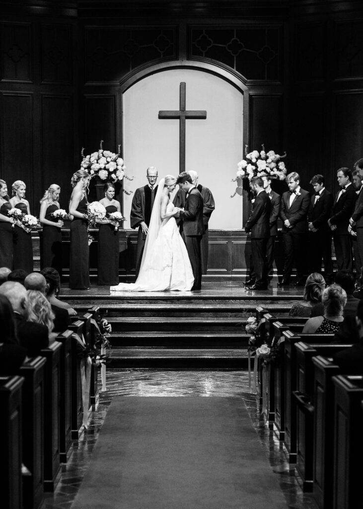 wedding at Covenant Presbyterian Church in Birmingham AL