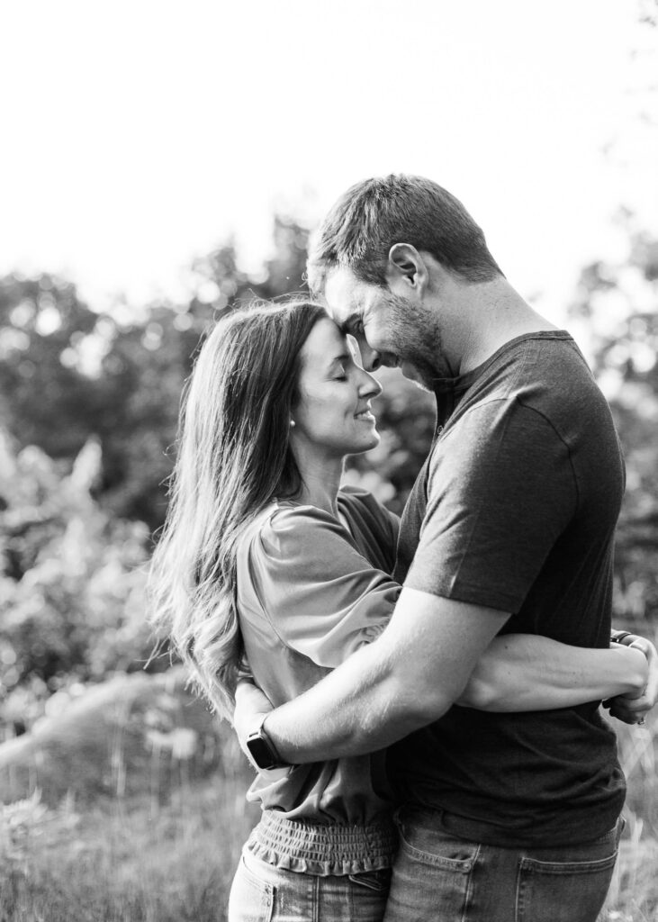 Engagement session at oak mountain state park from a Birmingham AL wedding photographer