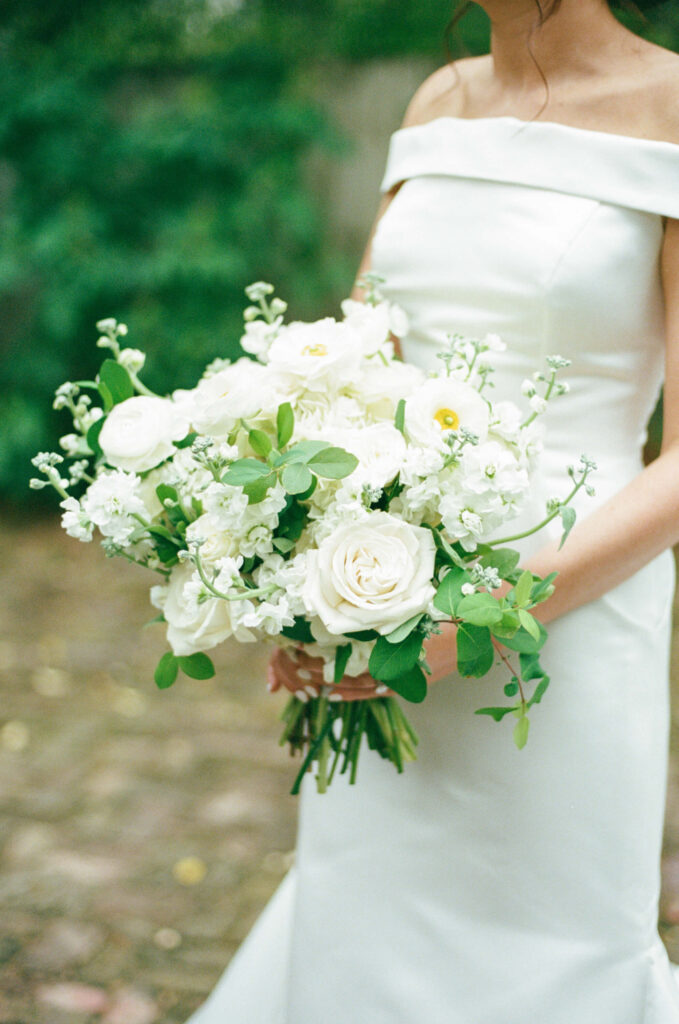 Bridal bouquet at a Donnelly House wedding from a Birmingham AL wedding photographer