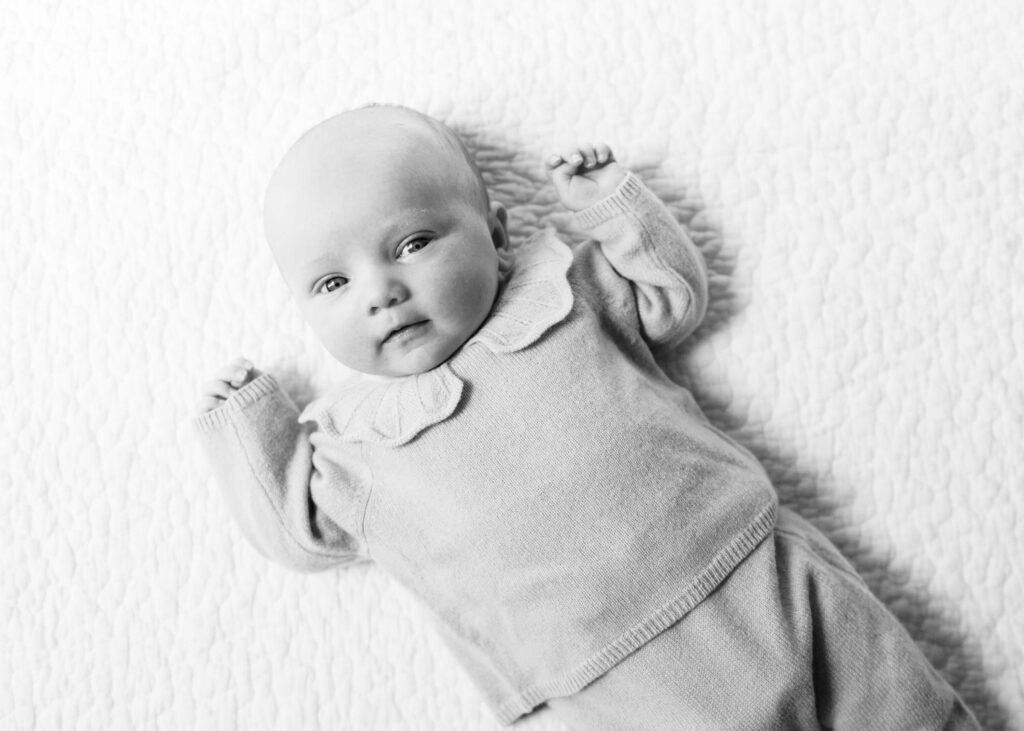 Girl newborn photos by Birmingham newborn photographer