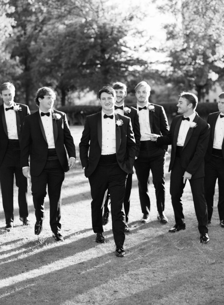 Groomsmen photos at a St. Paul's Cathedral wedding, from a Birmingham, al wedding photographer