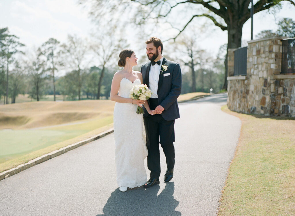Golf course wedding photos at the Country Club of Birmingham