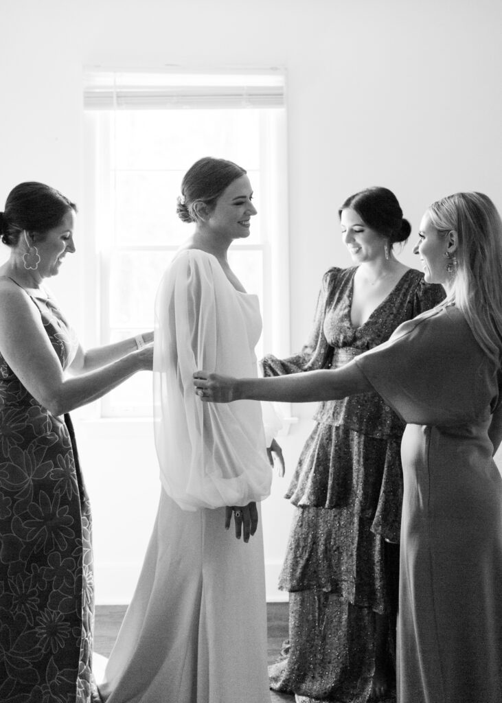 Getting ready photos from a wedding at The Farrell from a Birmingham, AL wedding photographer