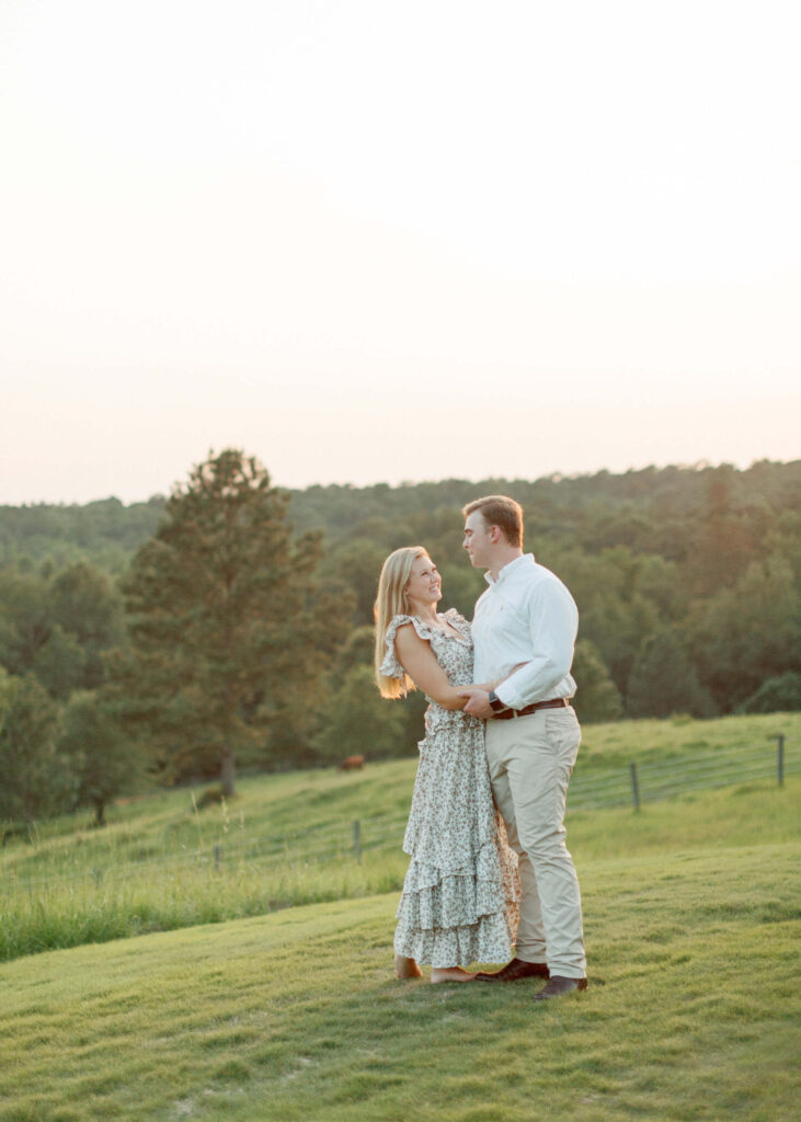 SpringHouse Engagement Session at Lake Martin in Alabama, from an Auburn, AL wedding photographer