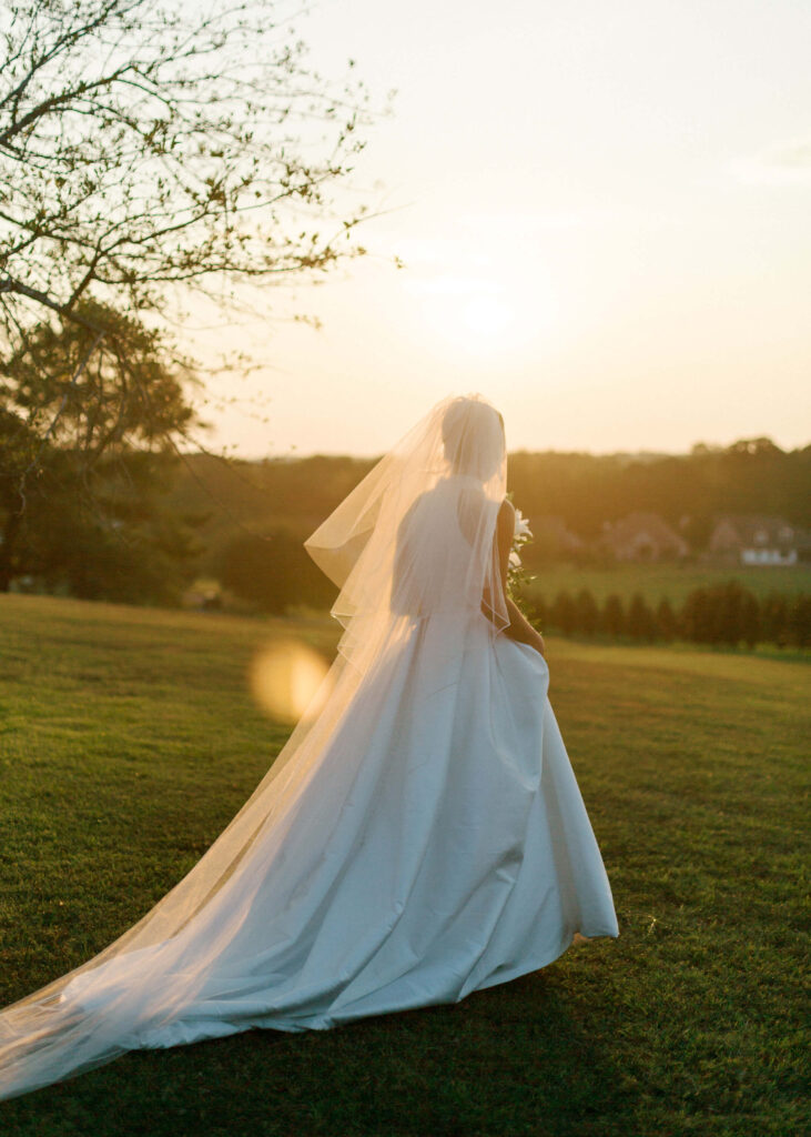 Jesus Peiro wedding dress photographed by a Birmingham AL wedding photographer