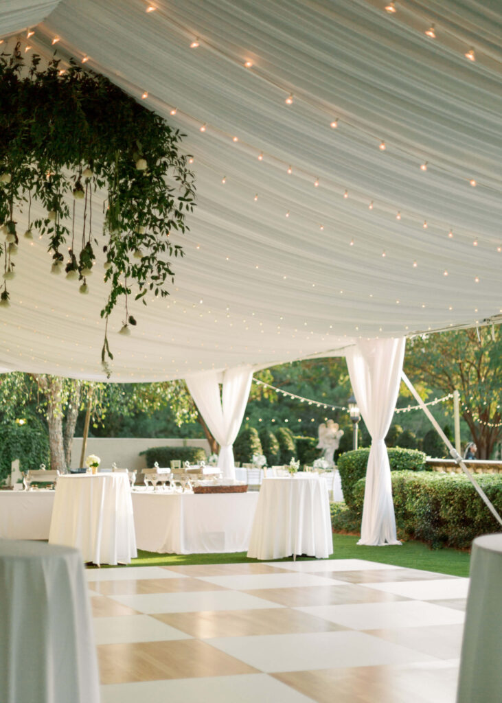 Dance floor at a Fountainview Mansion wedding in Auburn, AL