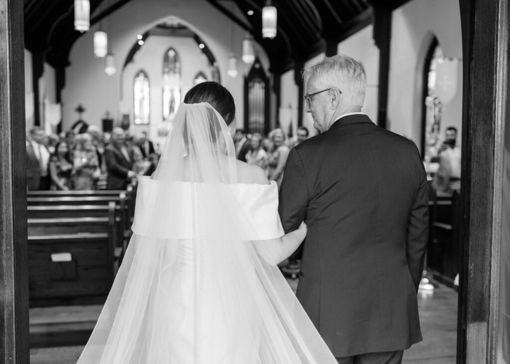 Wedding at Christ Episcopal Church in Tuscaloosa, AL