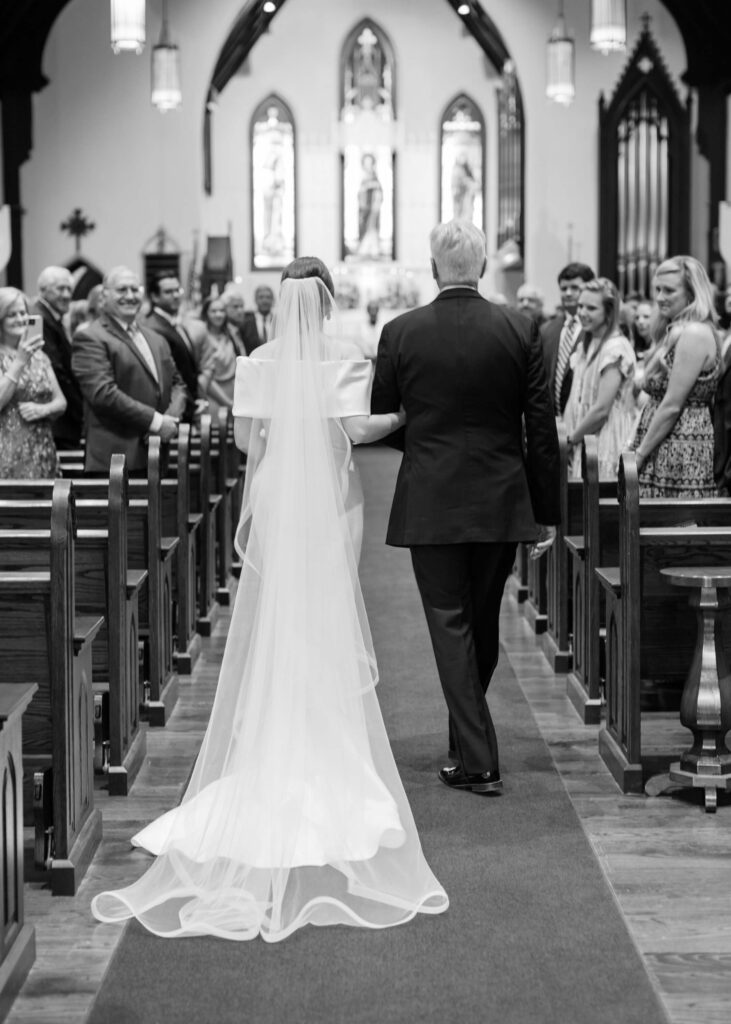 Wedding at Christ Episcopal Church in Tuscaloosa, AL