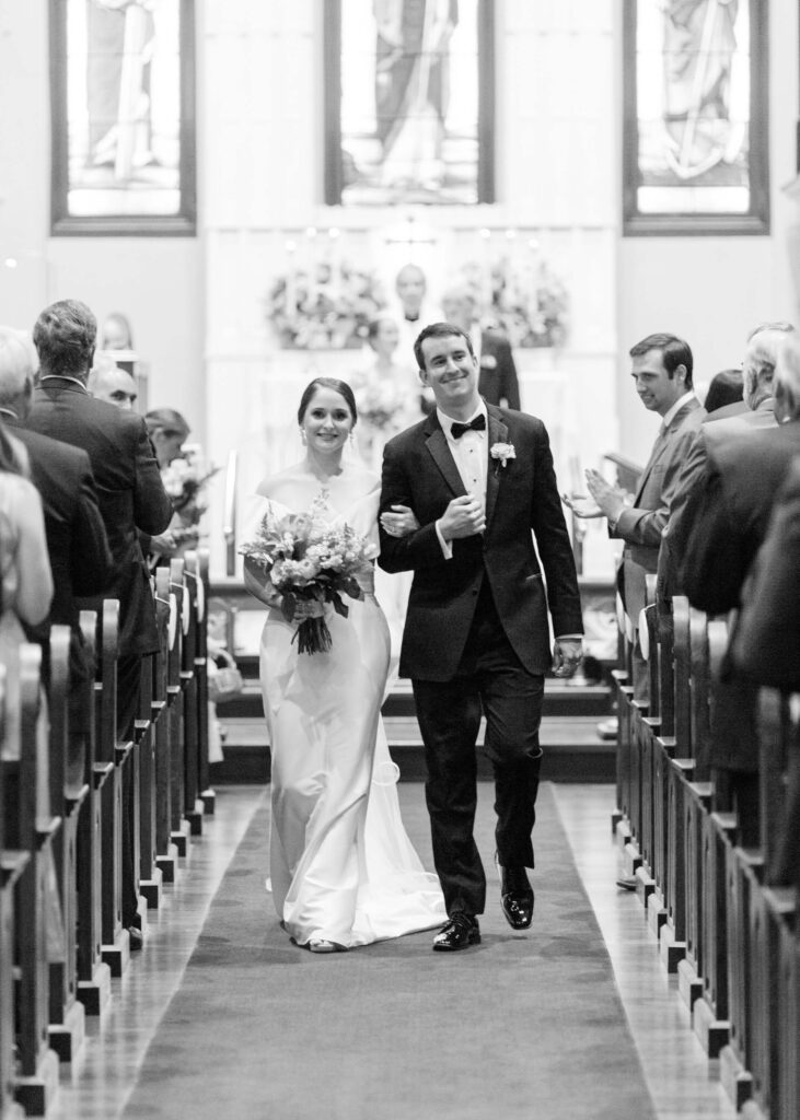 Wedding at Christ Episcopal Church in Tuscaloosa, AL