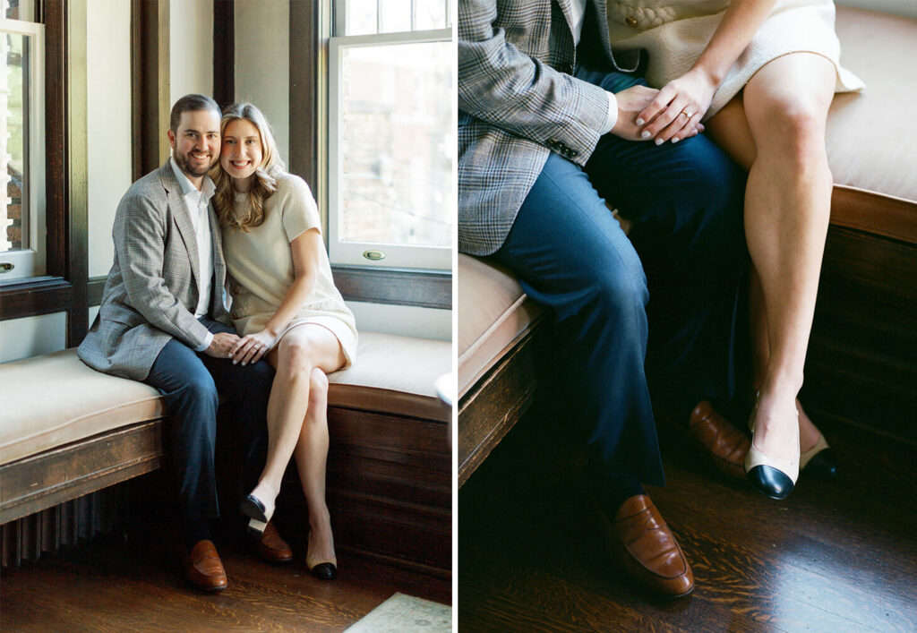 Clubhouse on Highland Engagement Session in Birmingham, AL