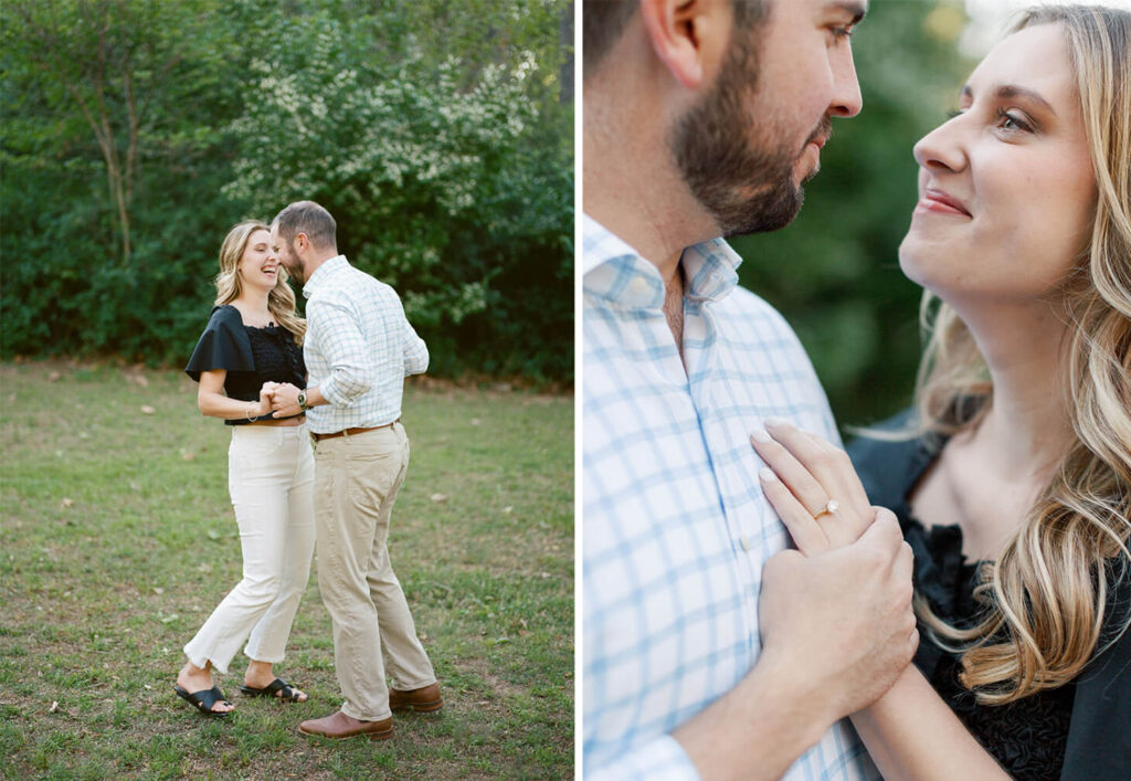 Clubhouse on Highland Engagement Session in Birmingham, AL