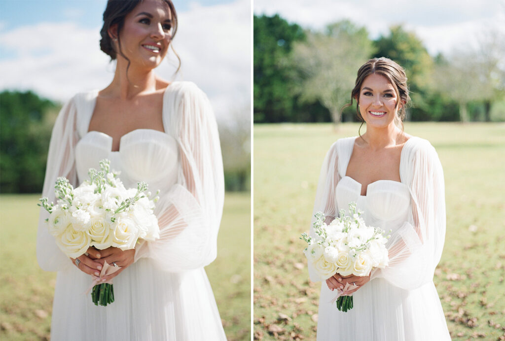 Bride and groom photos at a Colorful Private Estate wedding in Pike Road, Alabama