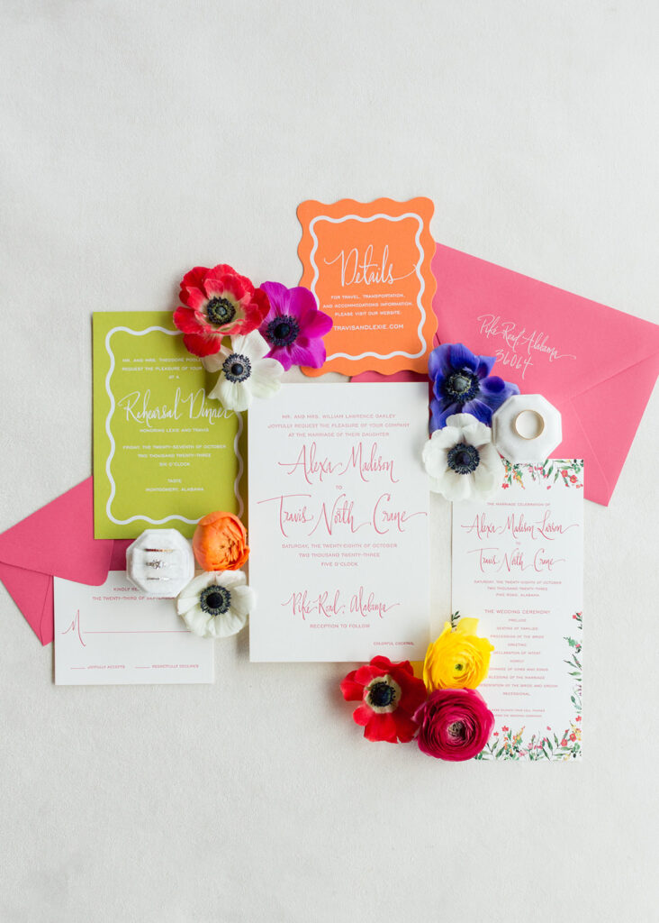 Colorful Private Estate wedding in Pike Road, Alabama