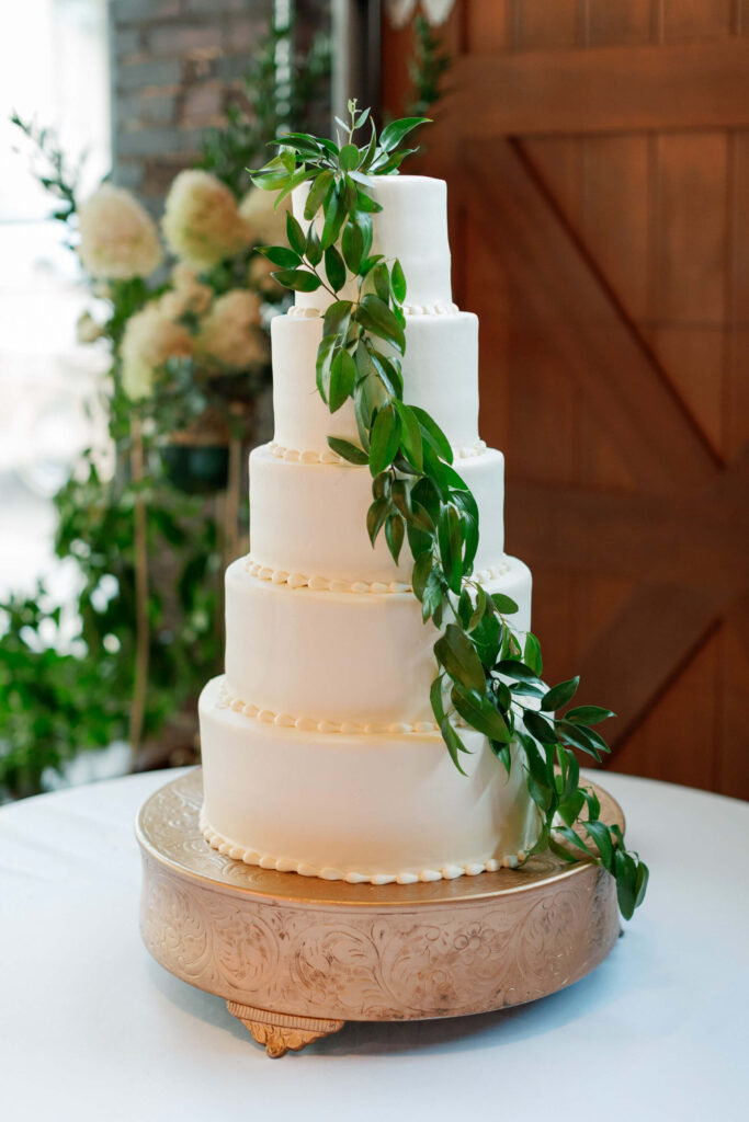 Wedding cake at an Iron City Wedding in Birmingham, AL