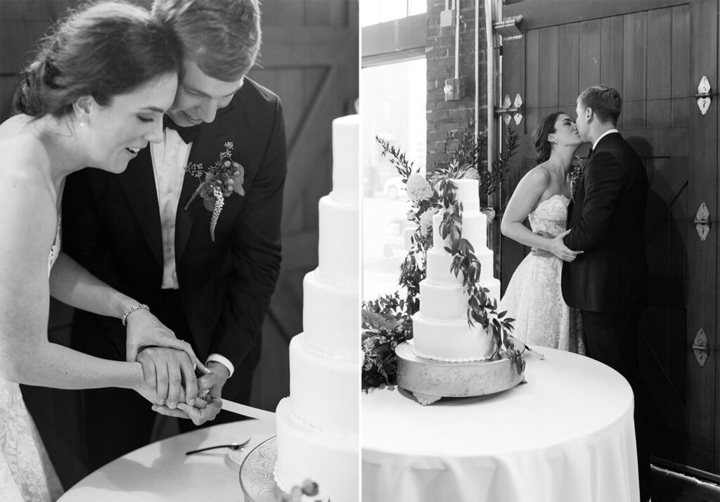 Wedding cake at an Iron City Wedding in Birmingham, AL