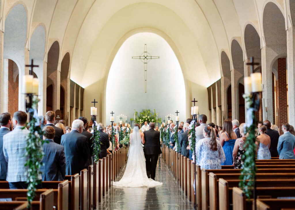 St. Luke's Episcopal wedding in Birmingham, AL