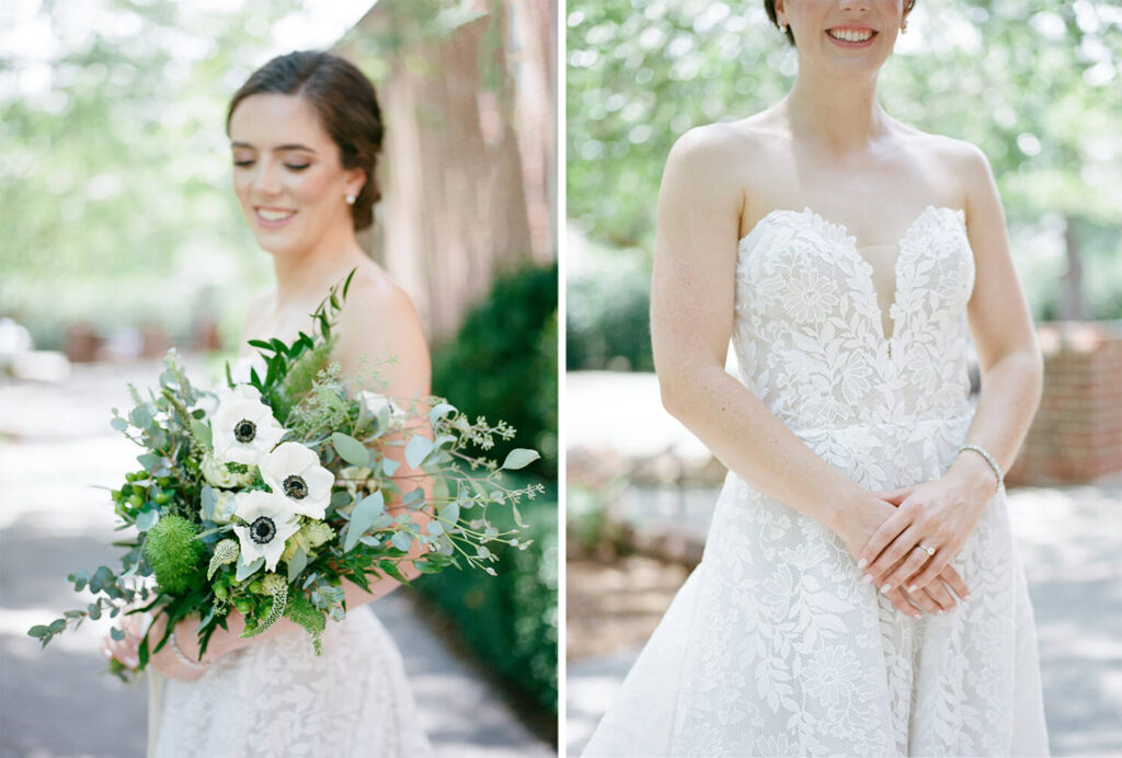 Bridal Portraits at a St. Luke's Episcopal wedding in Birmingham, AL