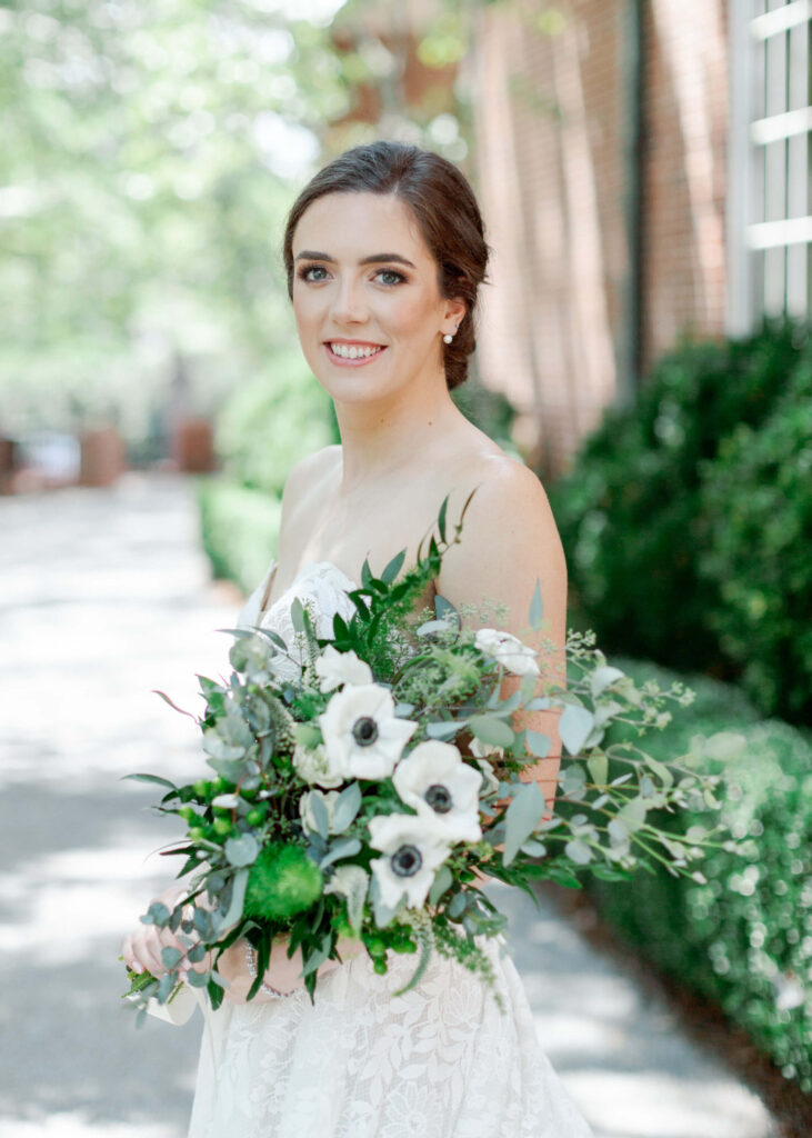 Bridal Portraits at a St. Luke's Episcopal wedding in Birmingham, AL