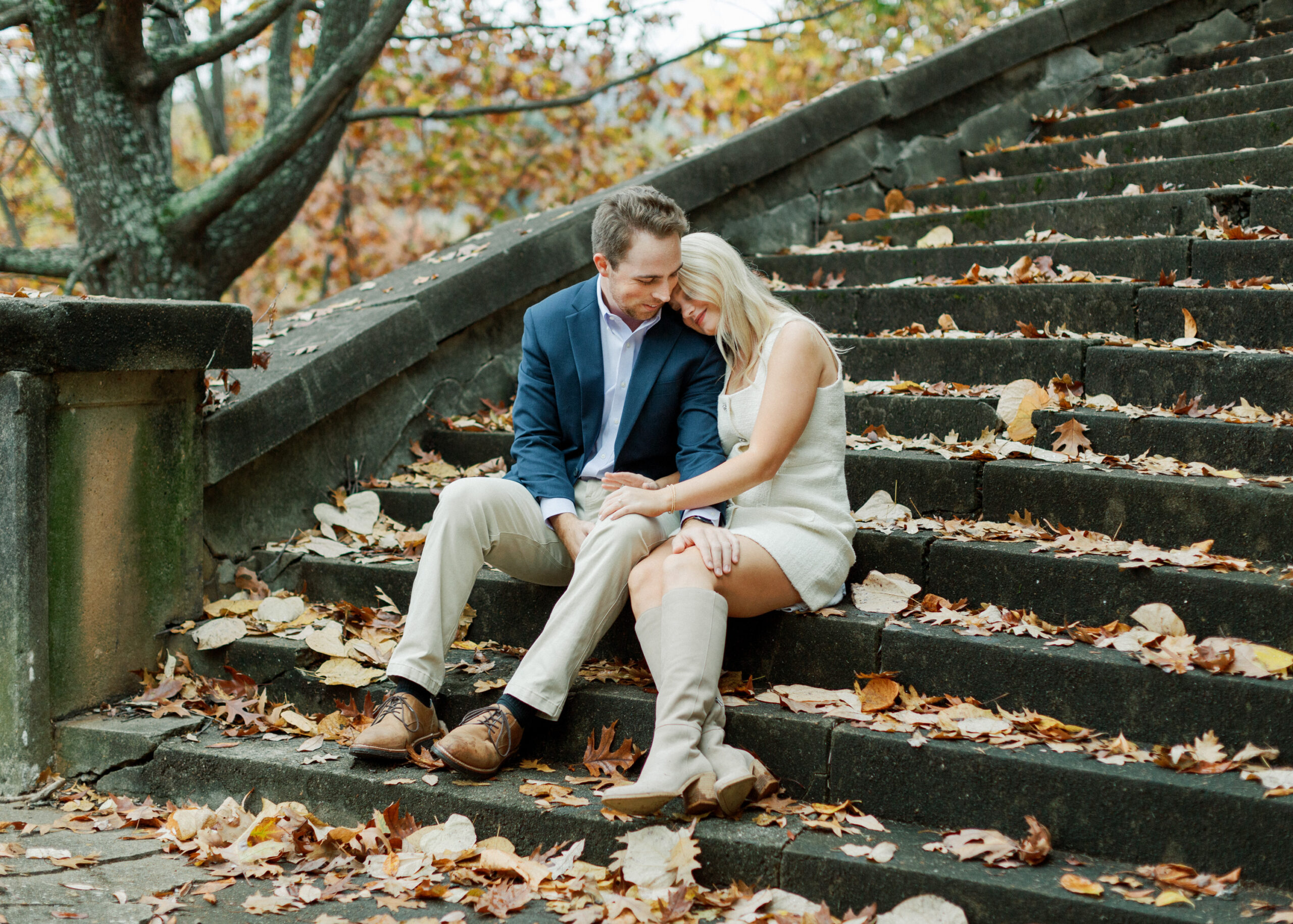 Cozy Fall Engagement Session in Birmingham, AL