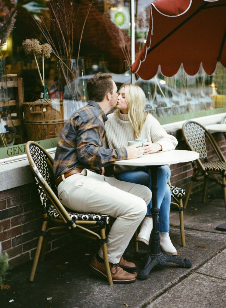 Birmingham Fall Engagement Session in Forest Park