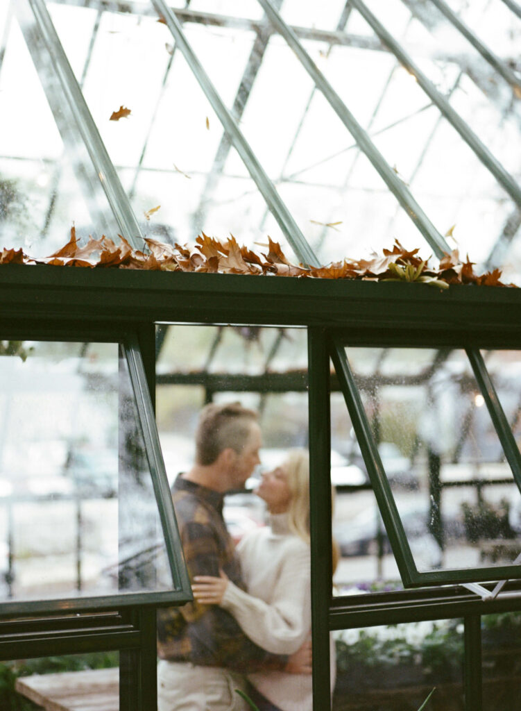 Birmingham Fall Engagement Session in Forest Park