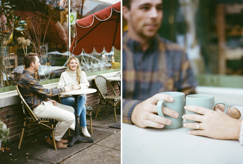 Birmingham Fall Engagement Session in Forest Park