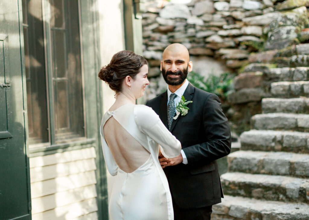 Wedding at home in Birmingham AL in historic Forest Park