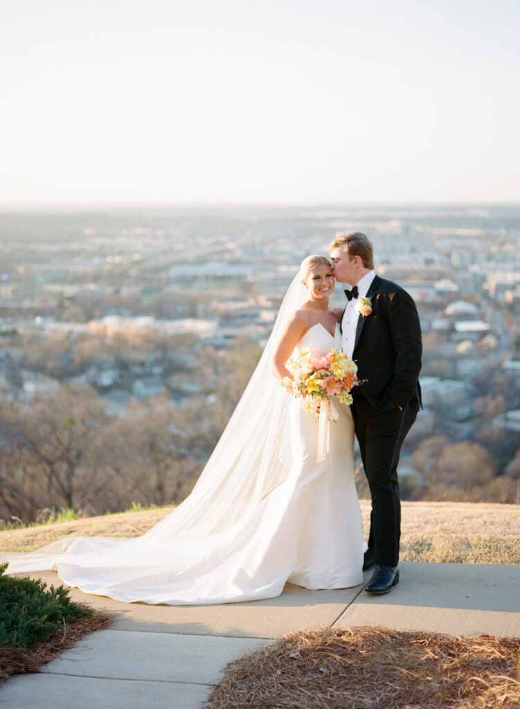 Golden hour wedding photos at The Club in Birmingham