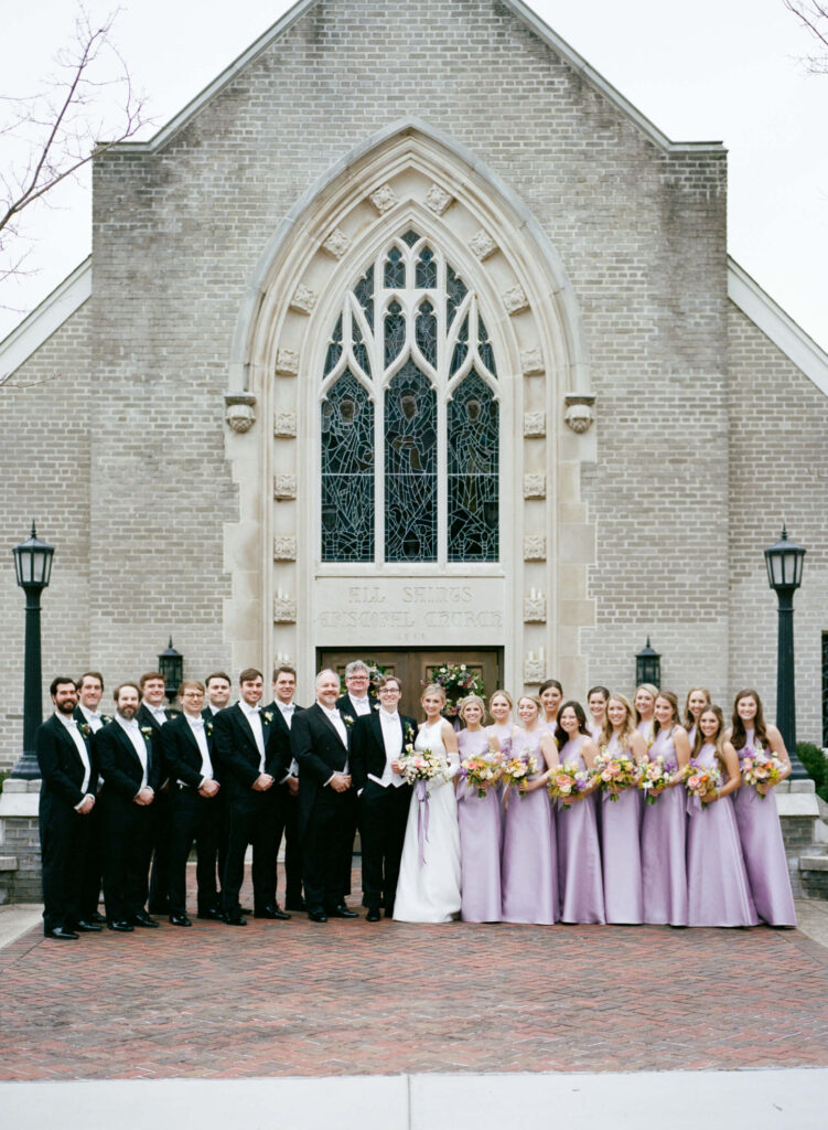 Wedding Photos at All Saints Episcopal Church in Birmingham