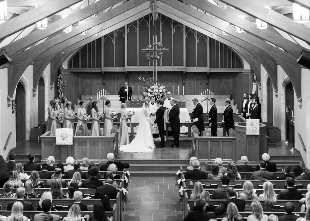 Wedding at All Saints Episcopal Church in Birmingham