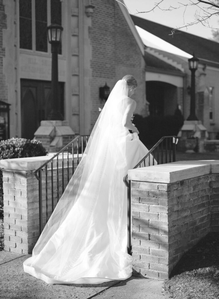 Bridal Portraits at All Saints Episcopal Church in Birmingham