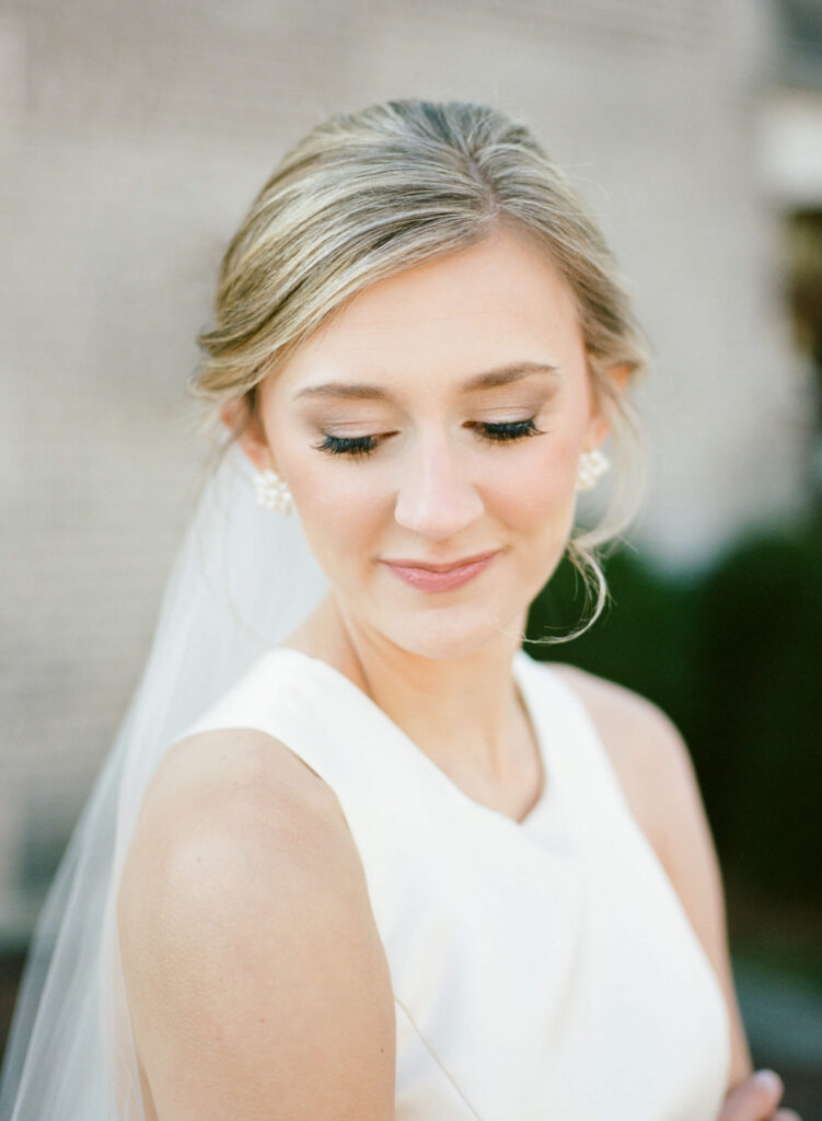 Bridal Portraits at All Saints Episcopal Church in Birmingham