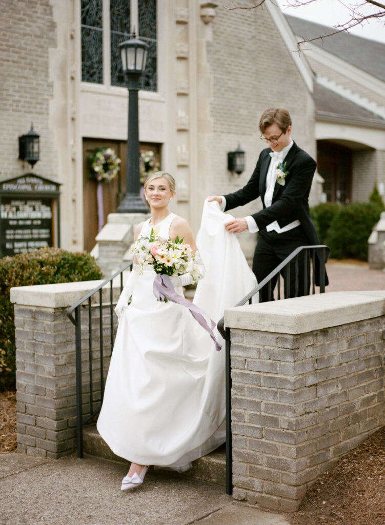 Wedding Photos at All Saints Episcopal Church in Birmingham