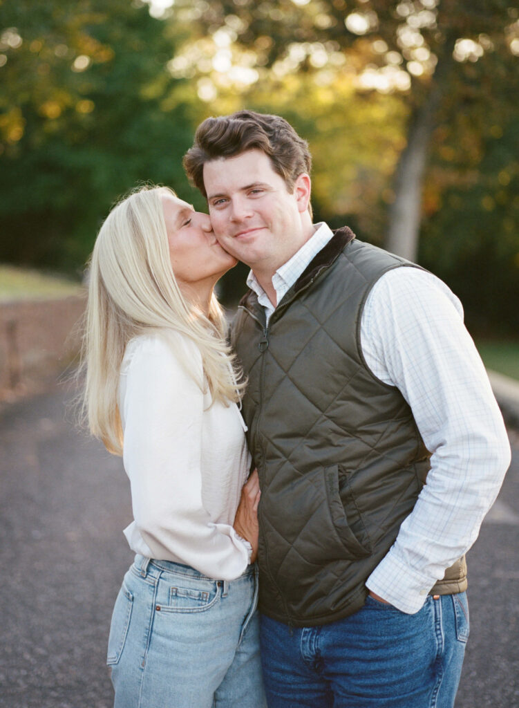 Fall Engagement Session shot on film in Birmingham, AL