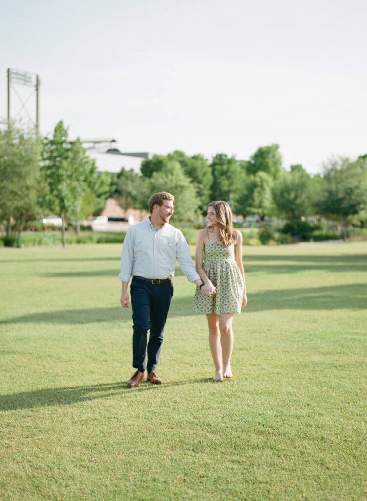 Engagement Session at Railroad Park in Birmingham, AL