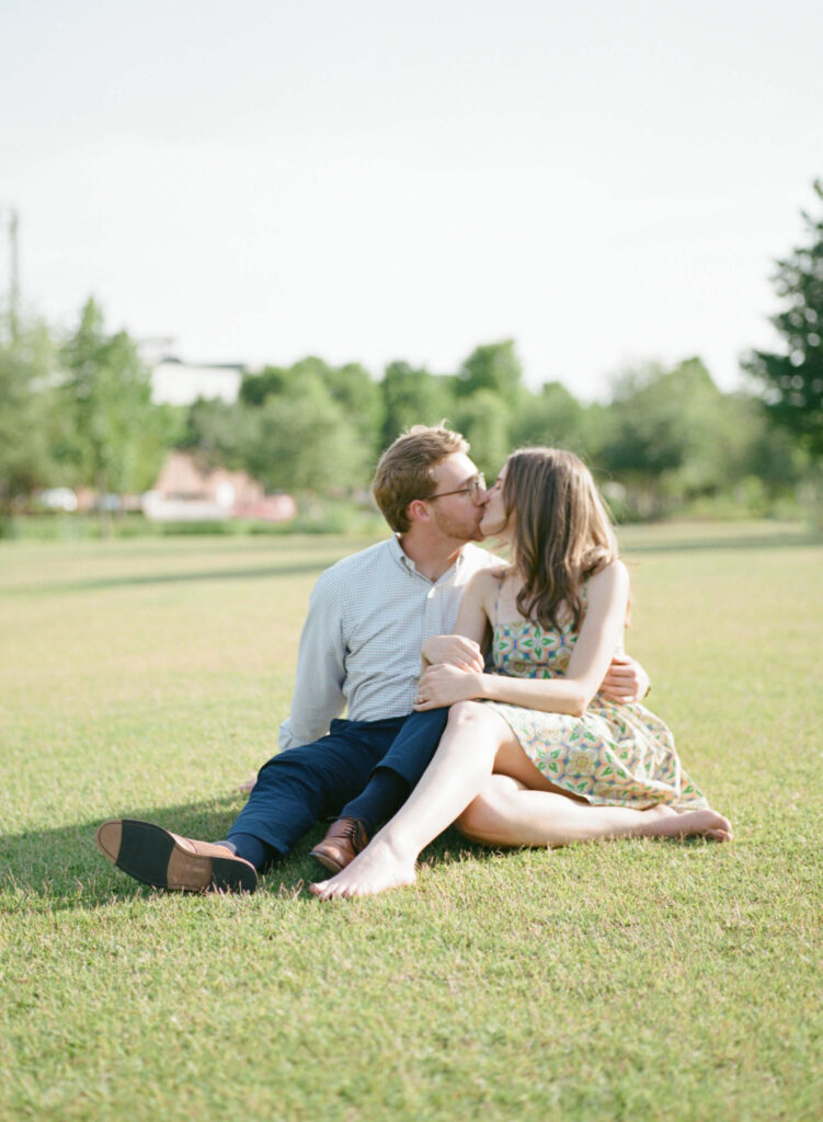 Engagement Session at Railroad Park in Birmingham, AL
