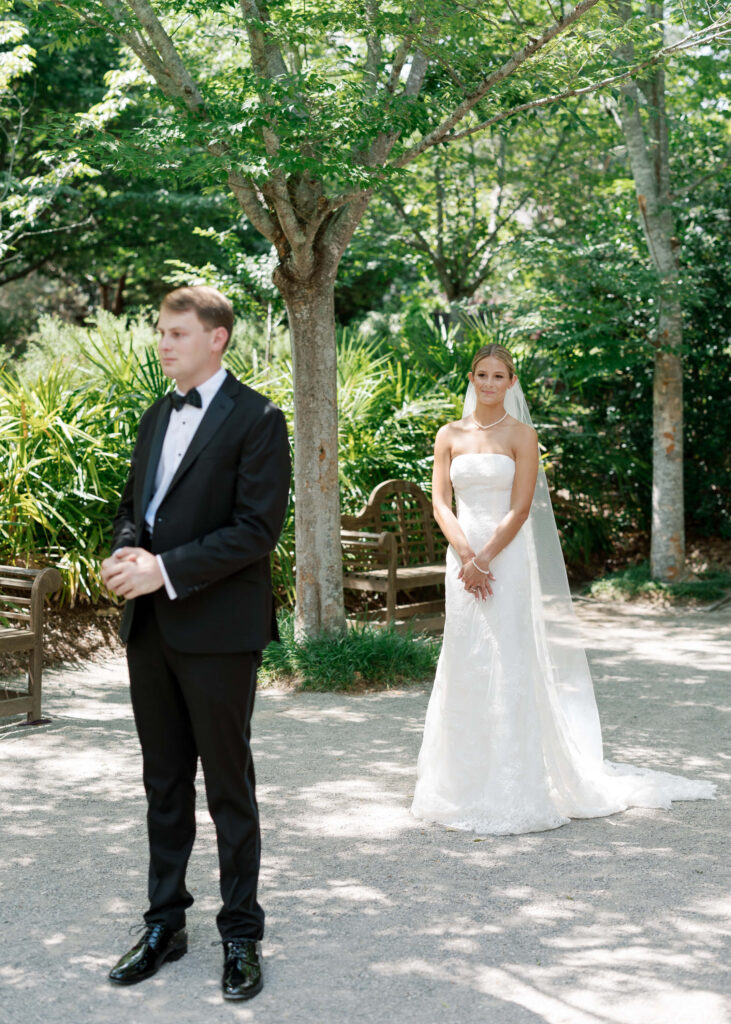 Wedding photos at the Birmingham Botanical Gardens