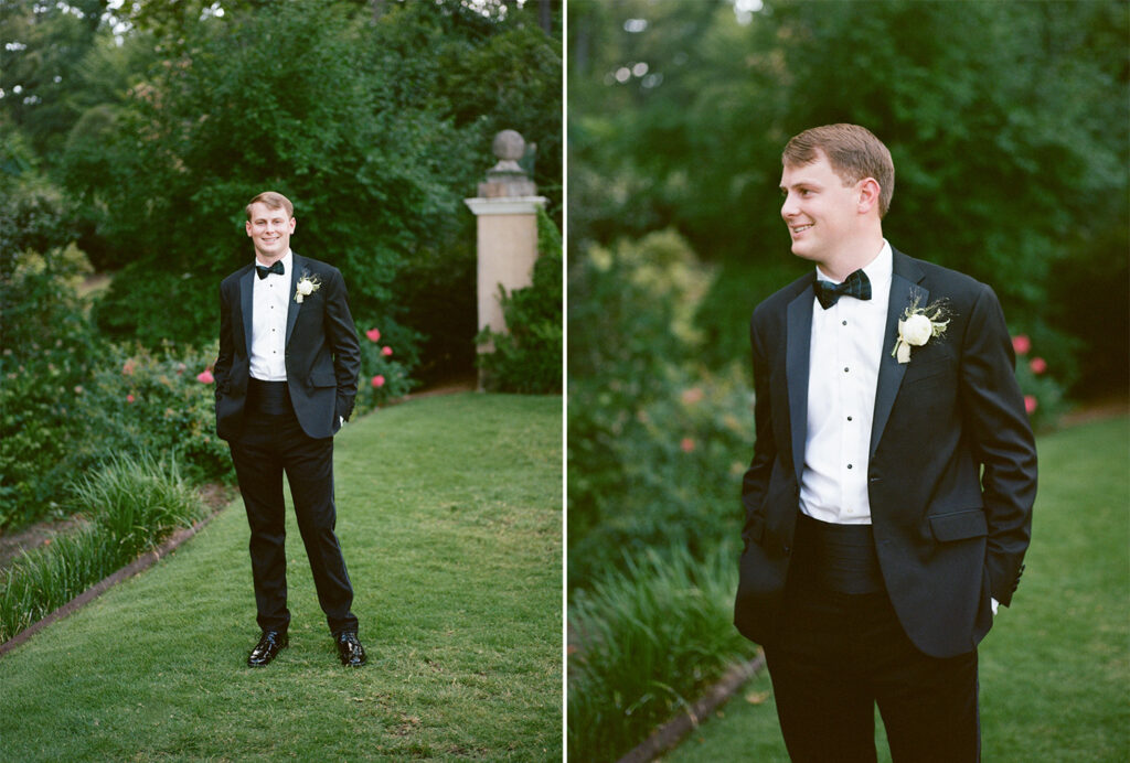 Wedding photos at the Birmingham Botanical Gardens