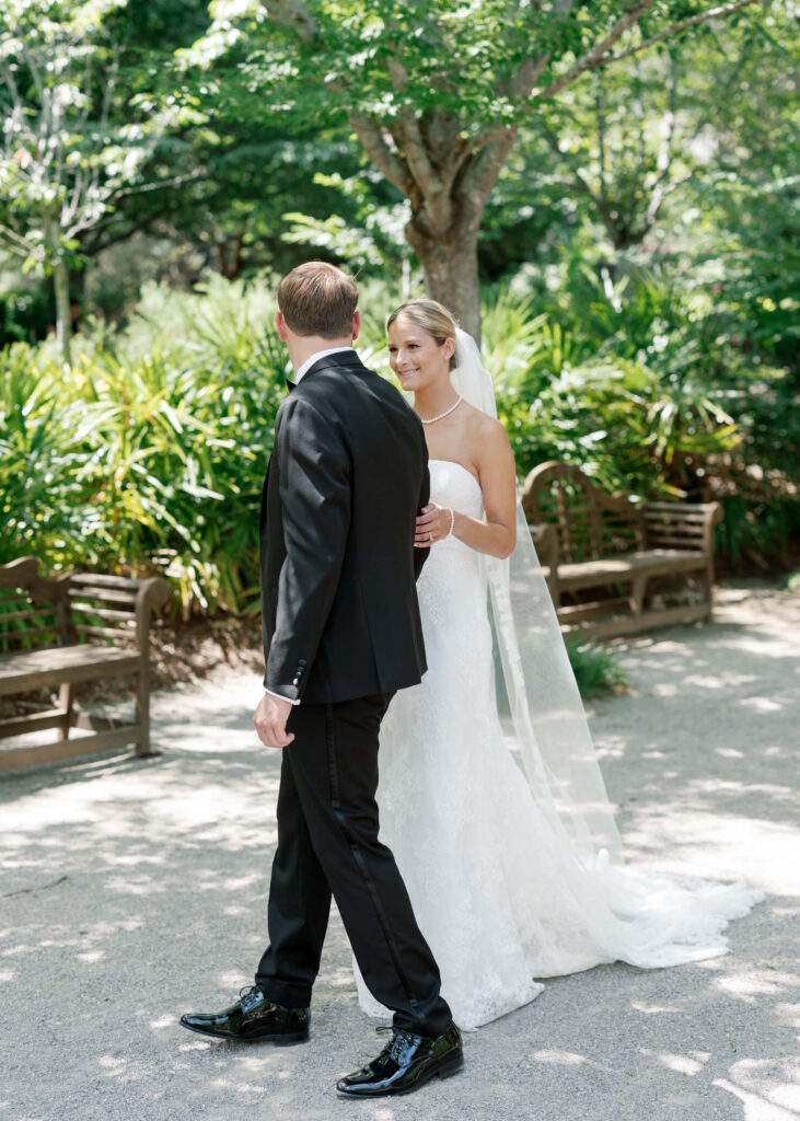 Wedding photos at the Birmingham Botanical Gardens