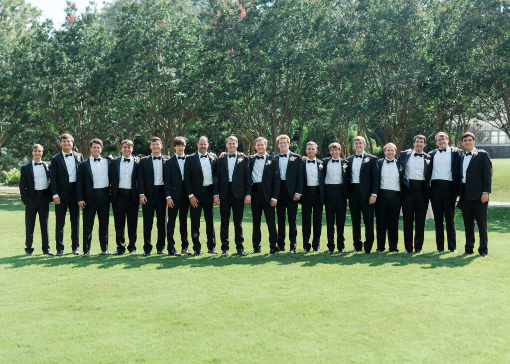 Wedding photos at the Birmingham Botanical Gardens