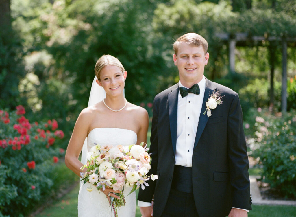 Wedding photos at the Birmingham Botanical Gardens