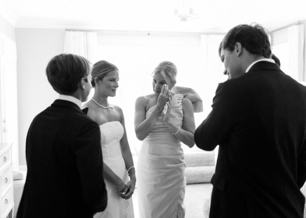 Anne Barge strapless lace wedding dress
