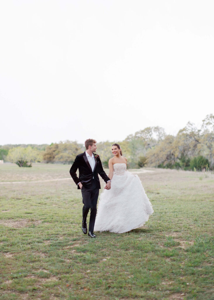 Gucci inspired styled shoot at Camp Lucy with an Oscar de la Renta gown