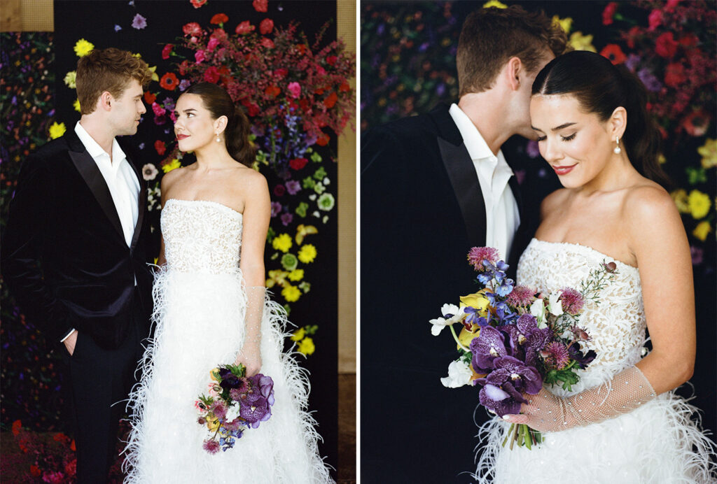 Gucci inspired styled shoot at Camp Lucy with an Oscar de la Renta gown