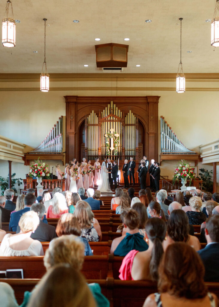 Wedding at First United Methodist Church Columbus, MS