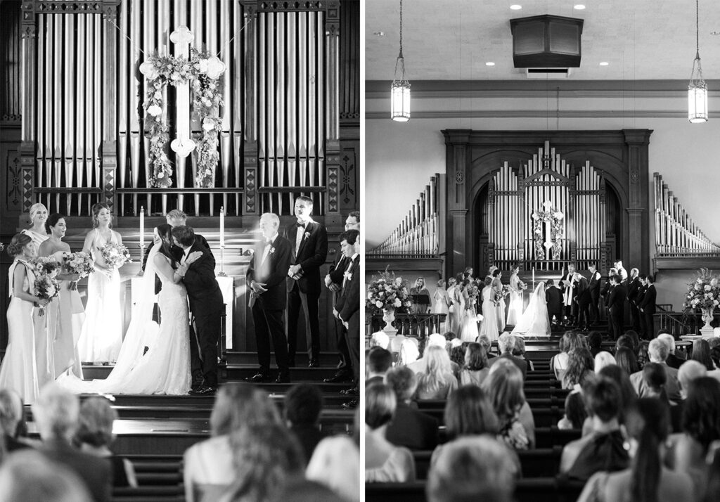 Wedding at First United Methodist Church Columbus, MS