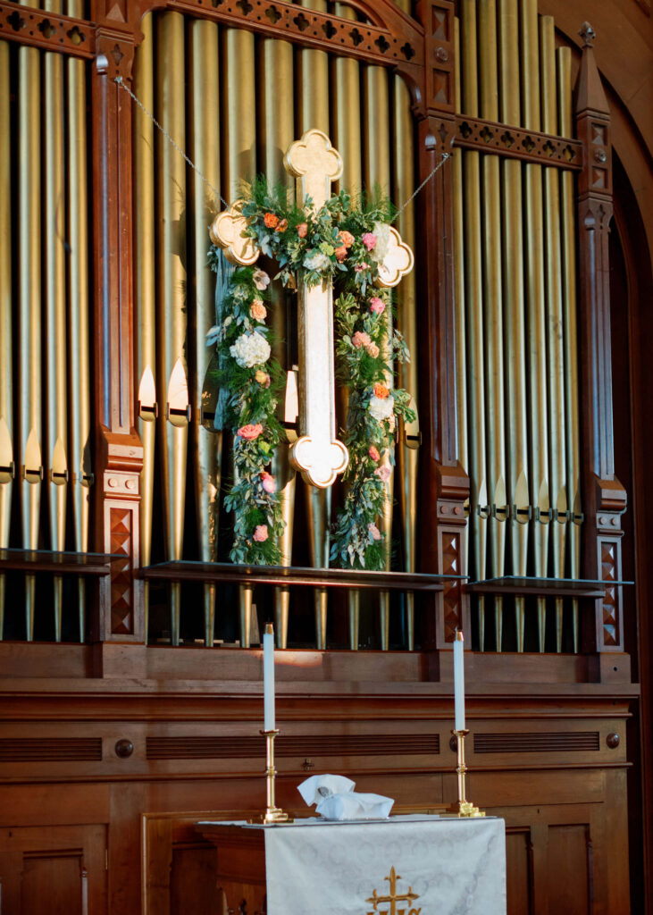 Wedding at First United Methodist Church Columbus, MS