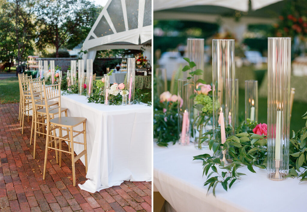 Tented wedding at The Colonnade House in Columbus, MS
