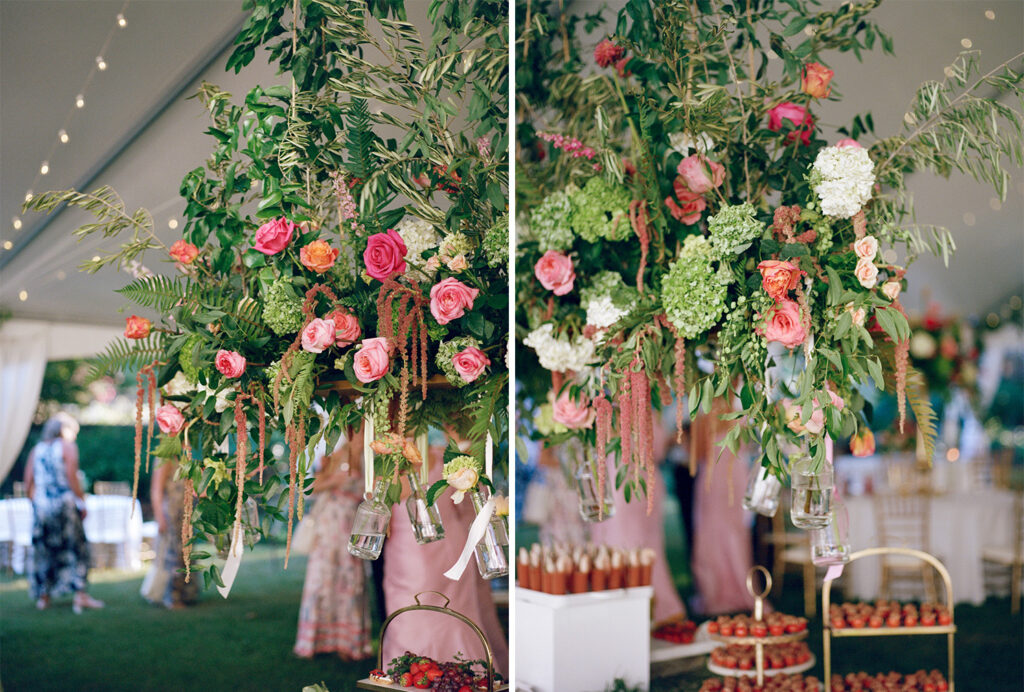 Tented wedding at The Colonnade House in Columbus, MS